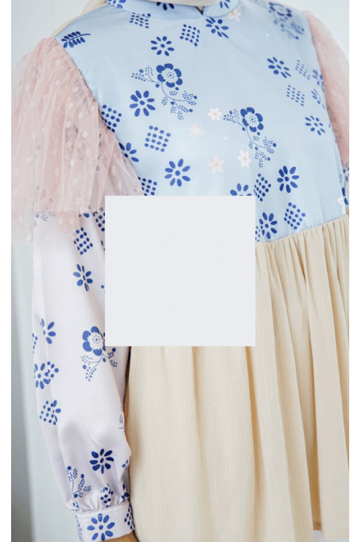 Lola Blouse Dusty Blue